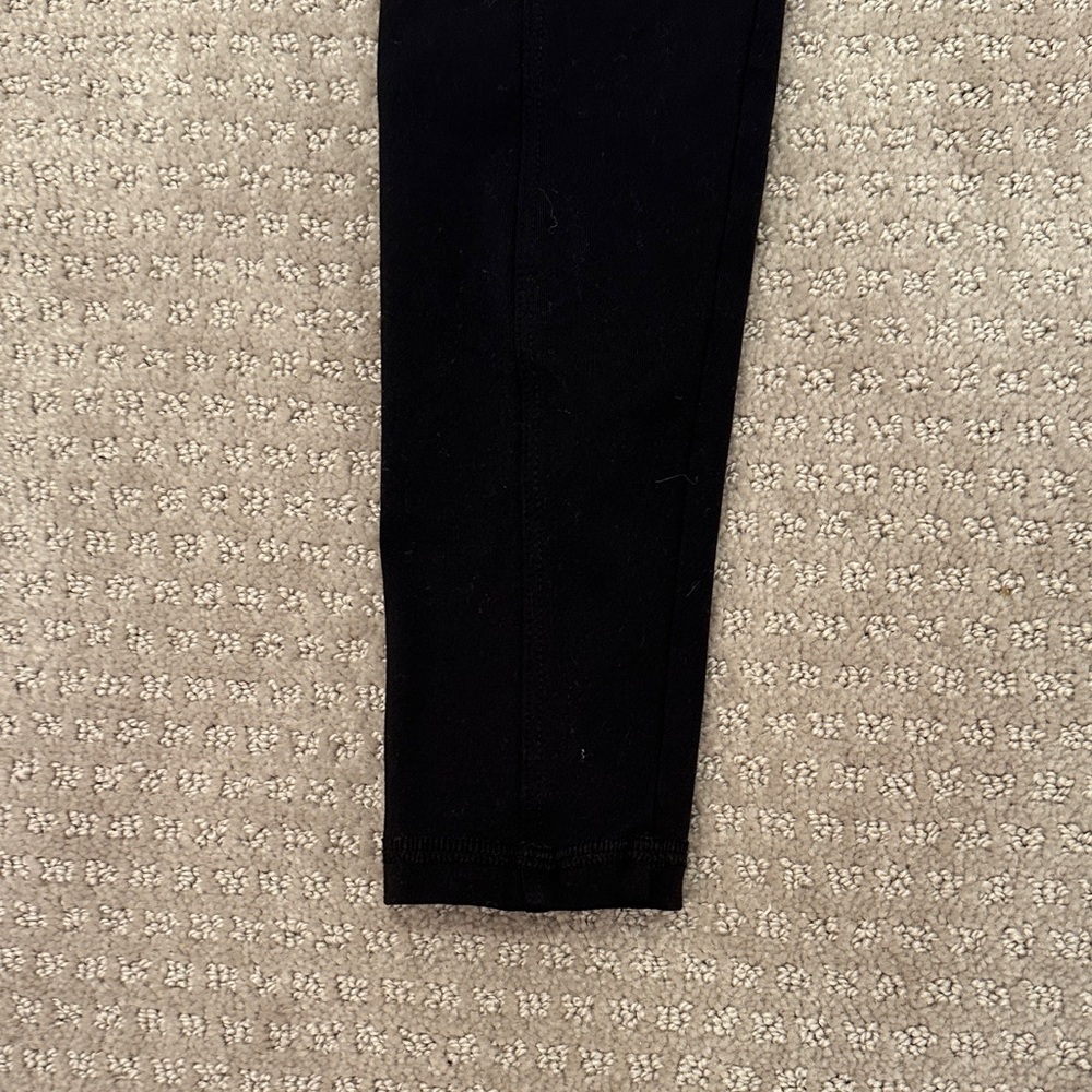 Strut This Black with White/Black/Blue Animal Print Leggings, One Size, - Picture 6 of 12